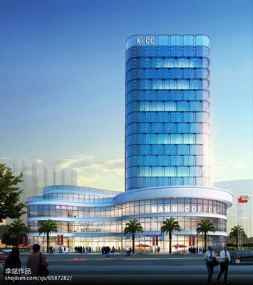 龍城大街建筑外立面裝飾-裝修設(shè)計效果圖-謀設(shè)計師作品-設(shè)計本